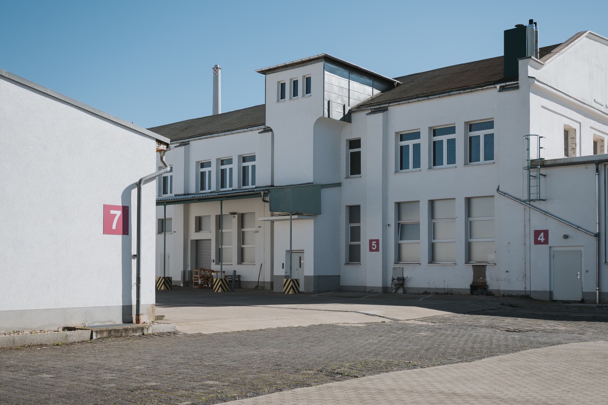 Innenhof zwischen Hallen 5, 6 und 7