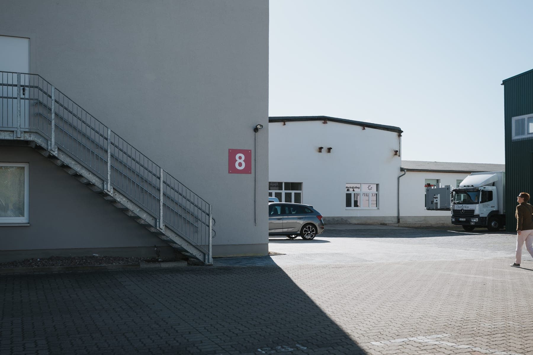 Gebäude 8 — Außenansicht, Aufnahme 038